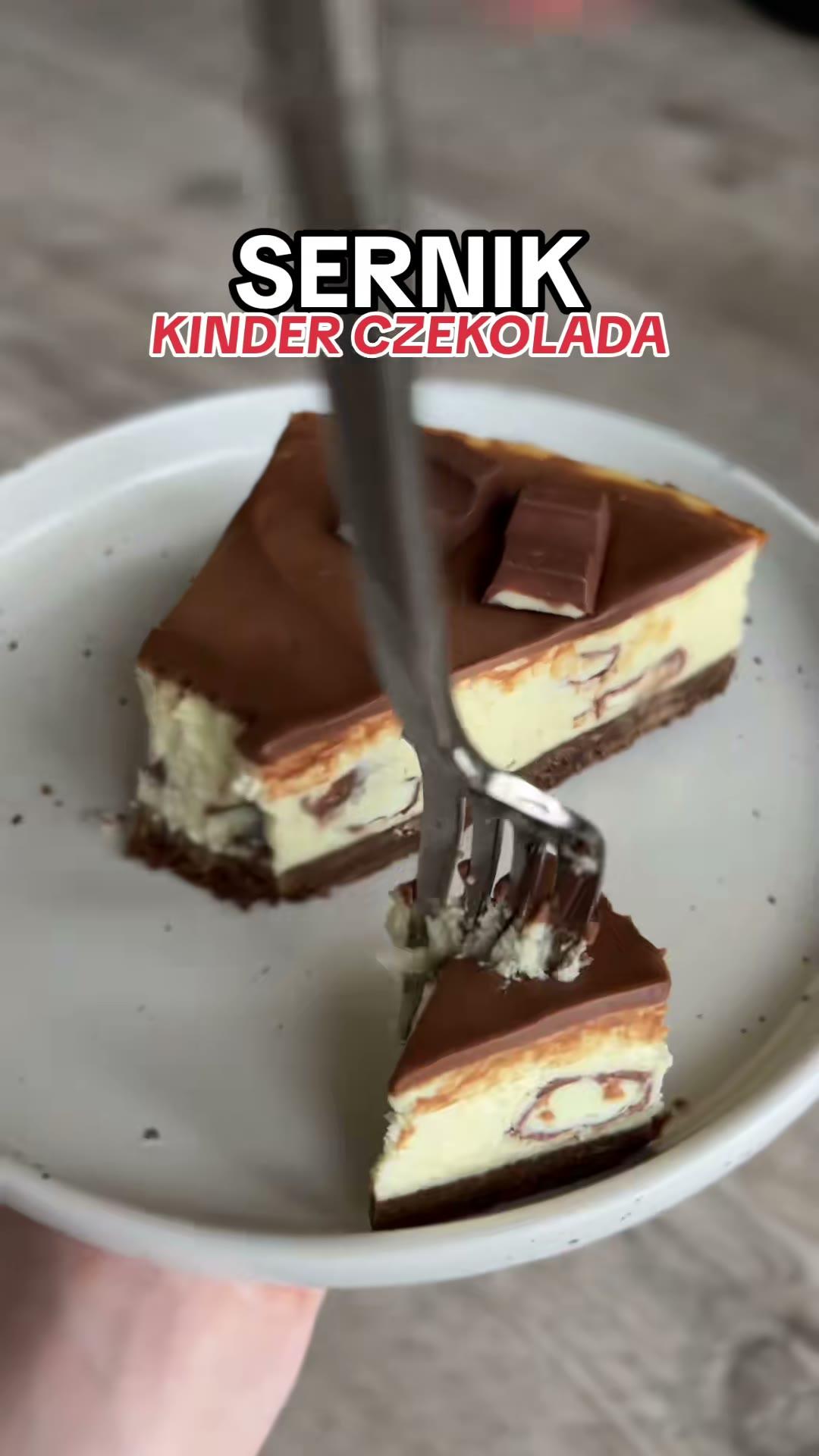 Sernik Kinder Czekolada