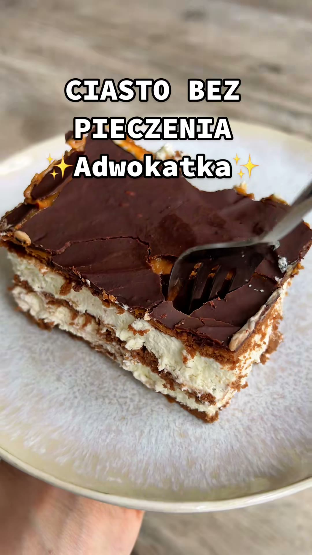 Zdjęcie: Ciasto bez pieczenia Adwokatka