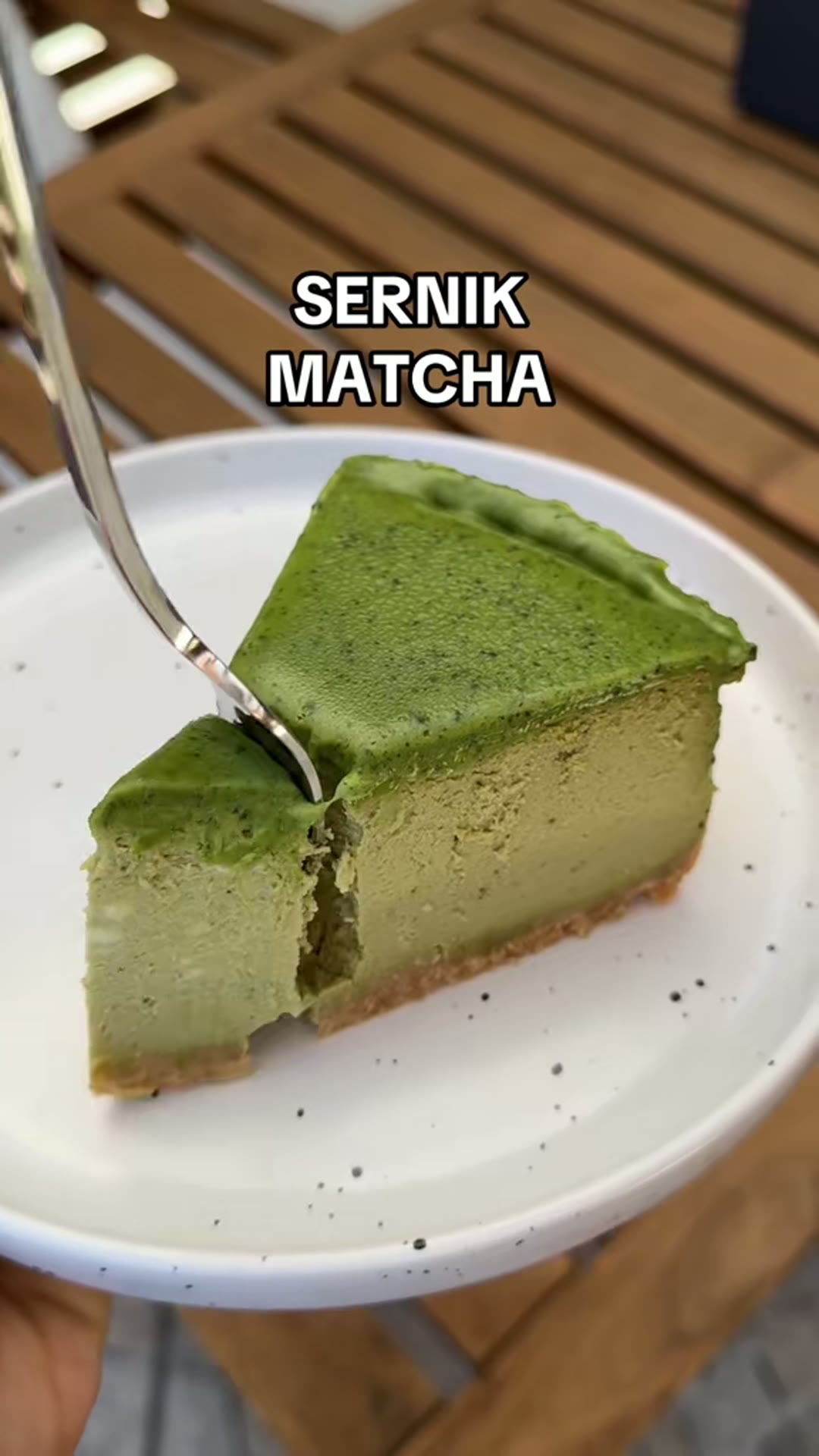 Zdjęcie: Sernik Matcha