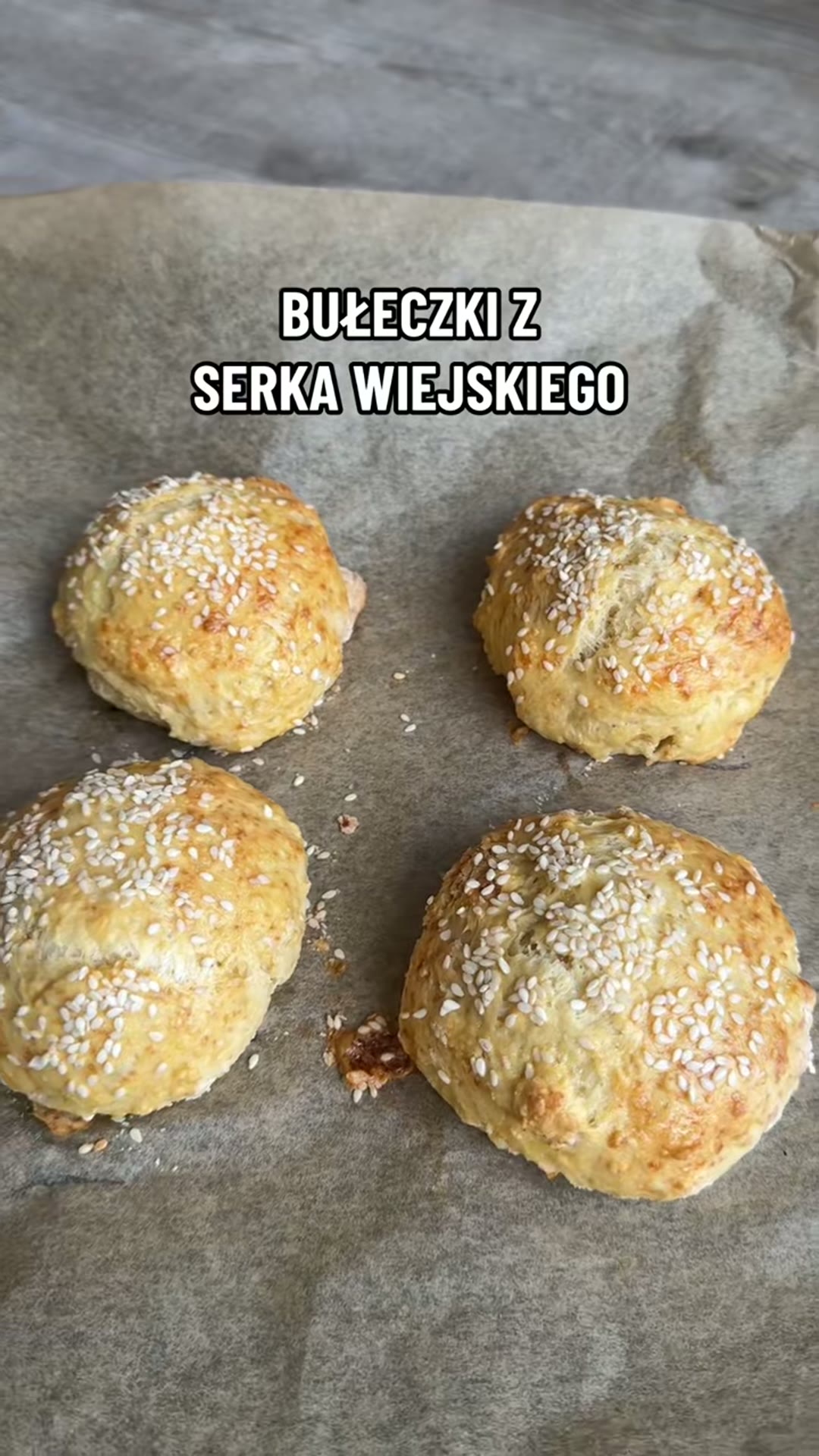Zdjęcie poglądowe dla Bułeczki z serka wiejskiego