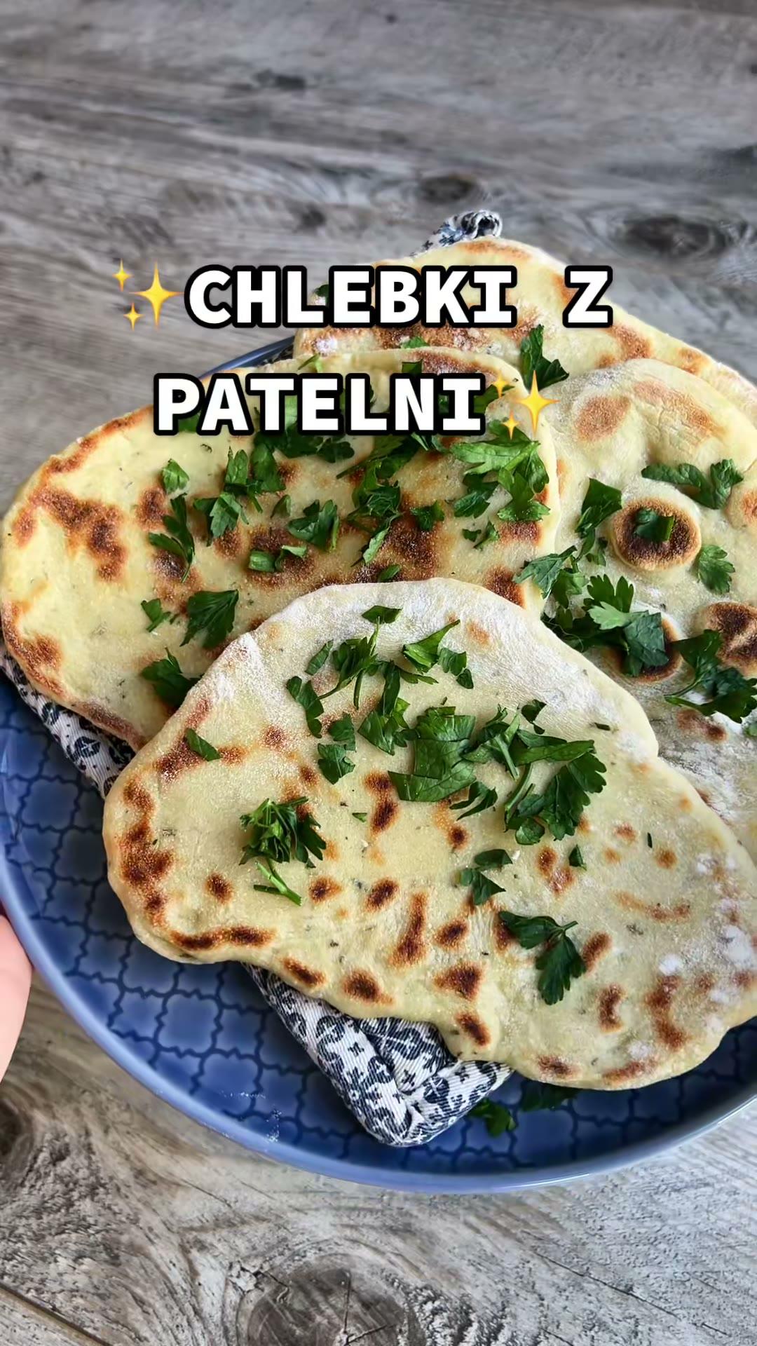Zdjęcie poglądowe dla Proste chlebki naan z patelni