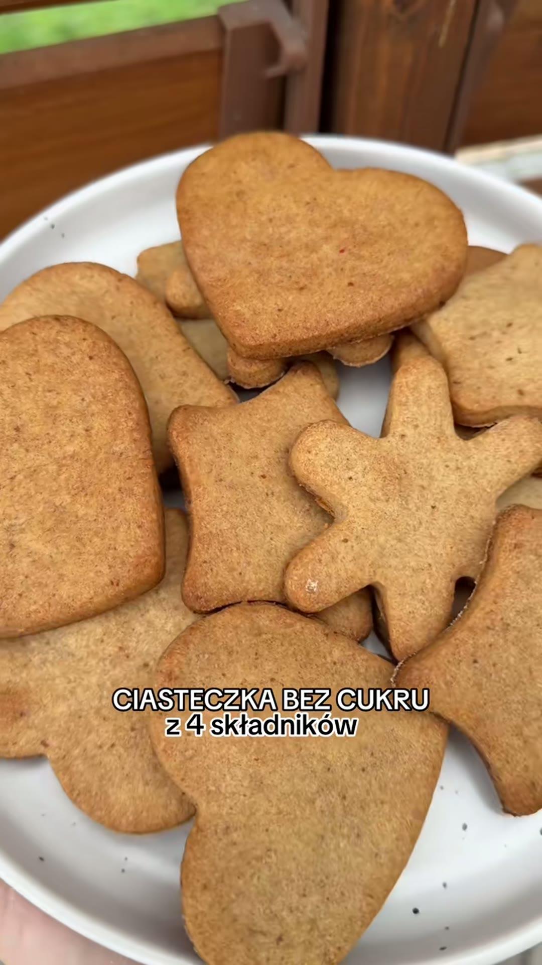 Zdjęcie: Ciasteczka bez cukru z 4 składników