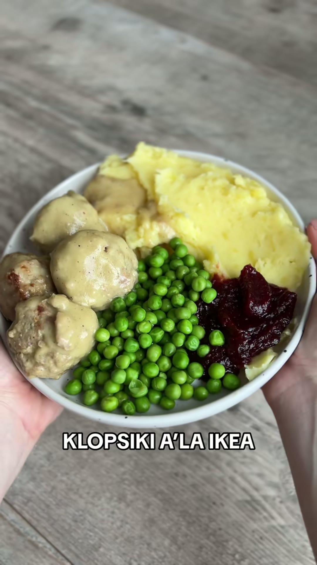 Zdjęcie poglądowe dla Klopsiki à la IKEA w kremowym sosie