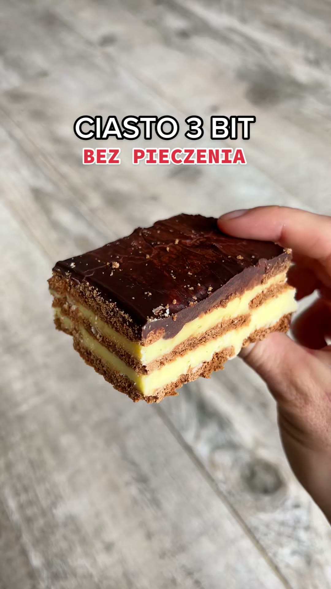 Zdjęcie: Ciasto 3 Bit bez pieczenia