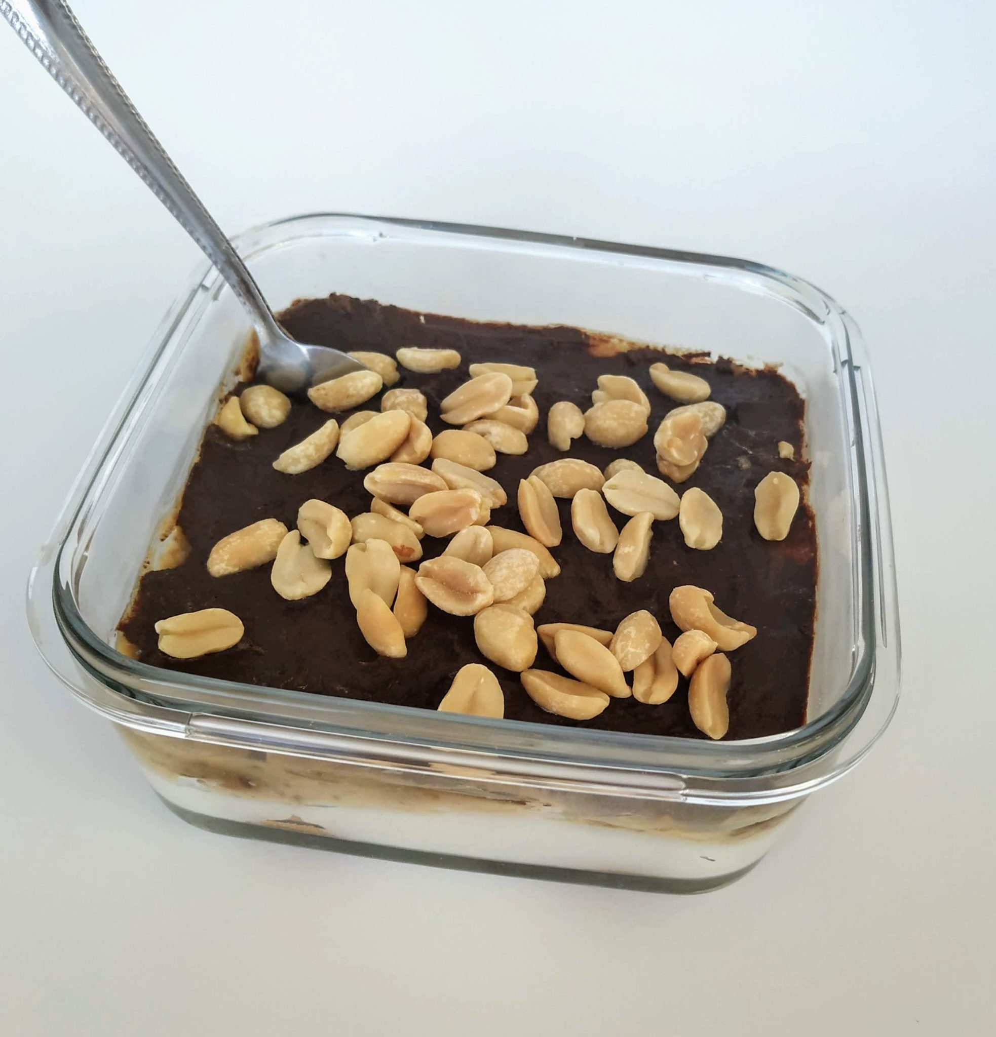 Zdjęcie poglądowe dla Fit Snickers ciasto jednoporcjowe