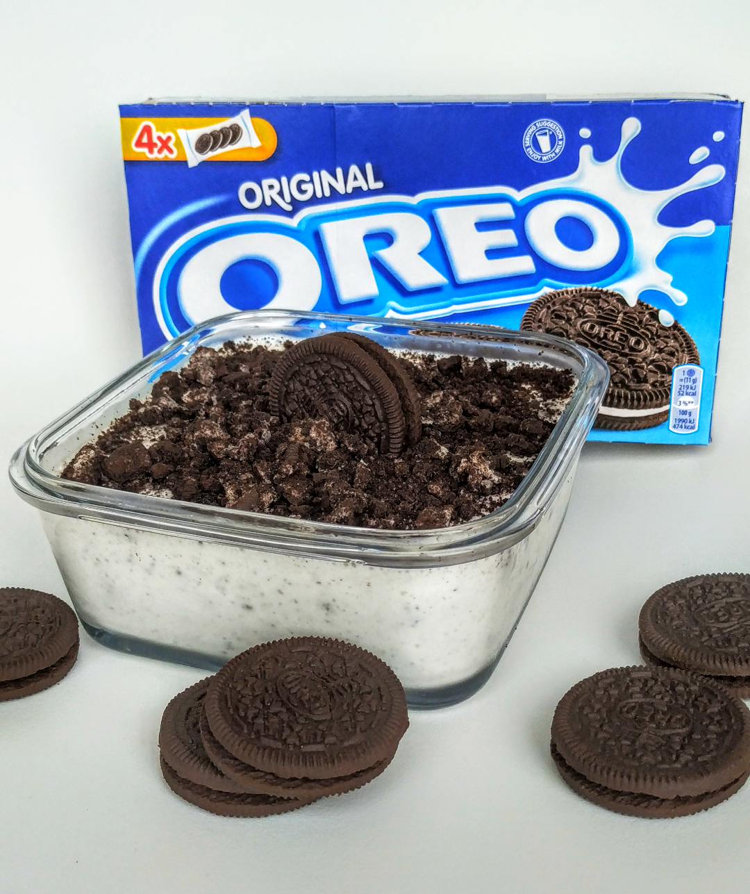 Zdjęcie poglądowe dla Fit Oreo ciasto jednoporcjowe