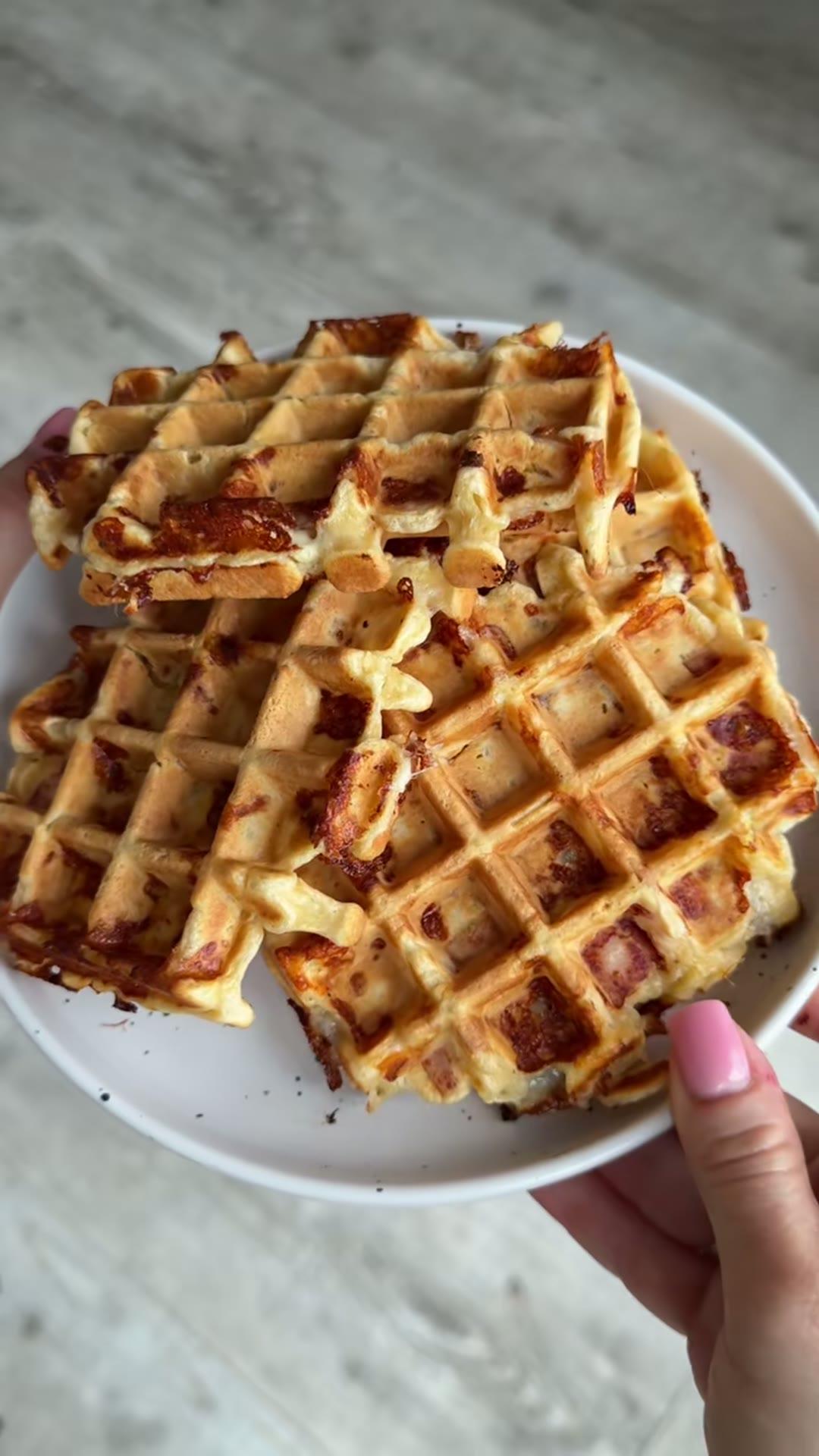 Zdjęcie: Gofry à la pizza