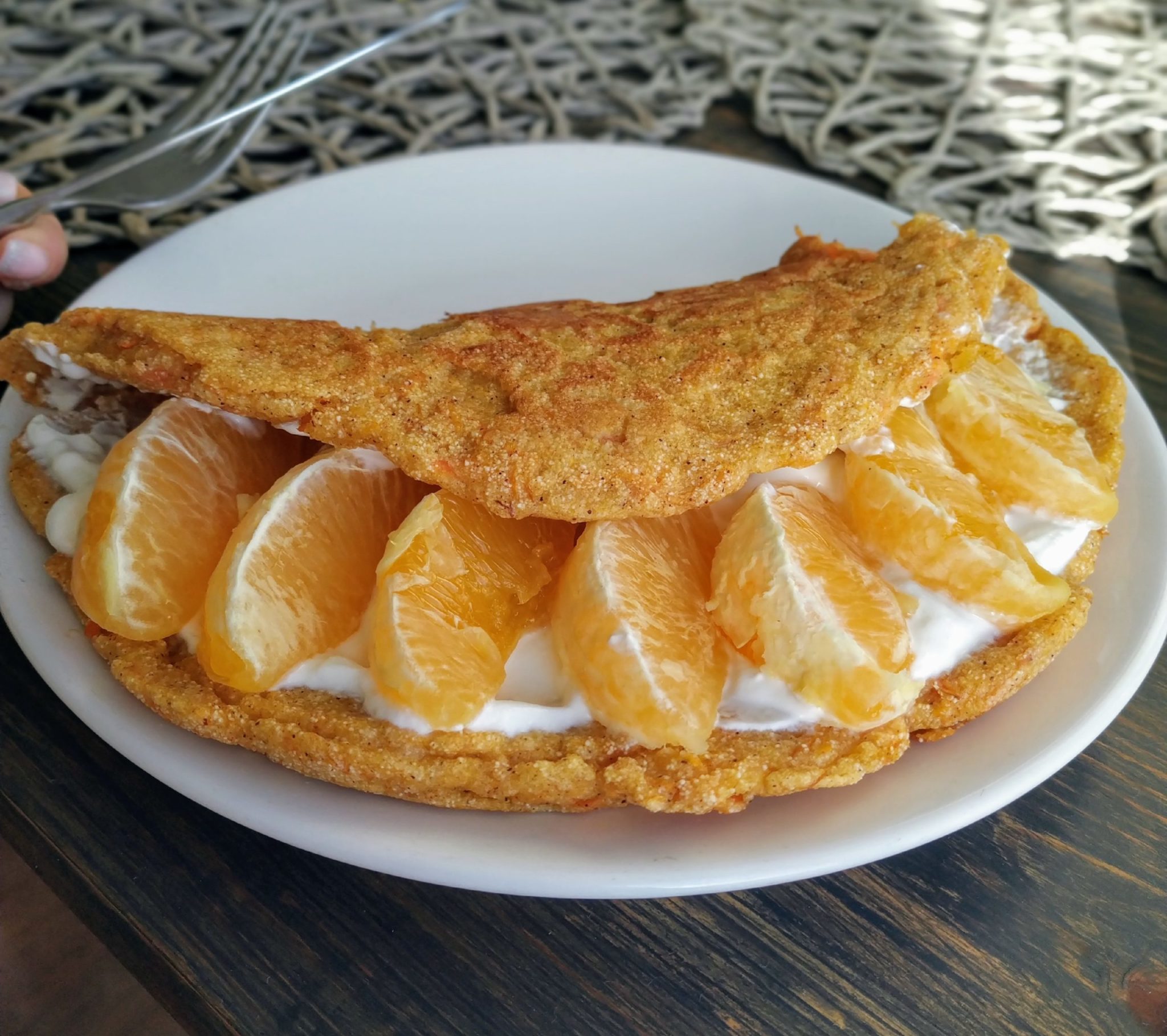 Zdjęcie poglądowe dla Omlet marchewkowy z kaszą manną