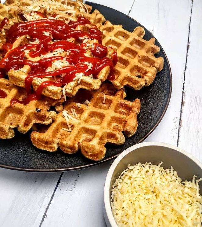 Zdjęcie poglądowe dla Gofry o smaku pizzy