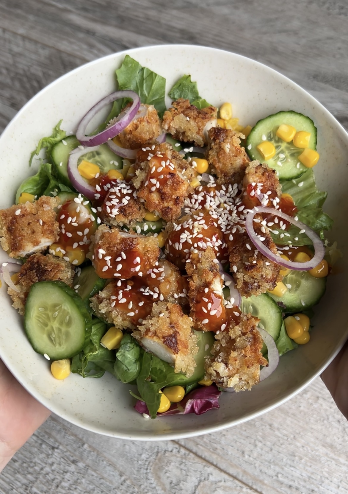 Zdjęcie poglądowe dla POKE BOWL inspirowany KFC